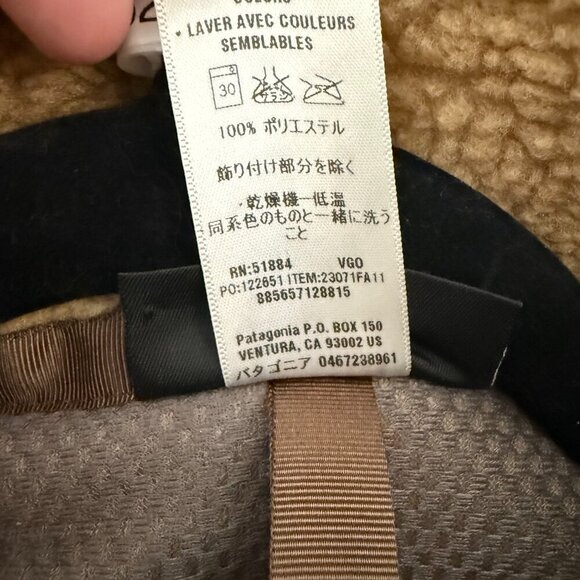 Women's Patagonia Retro-X Deep Pile Sherpa Fleece Full Zip Jacket Brown Size X - Picture 3 of 4